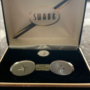Silver Cufflinks Set